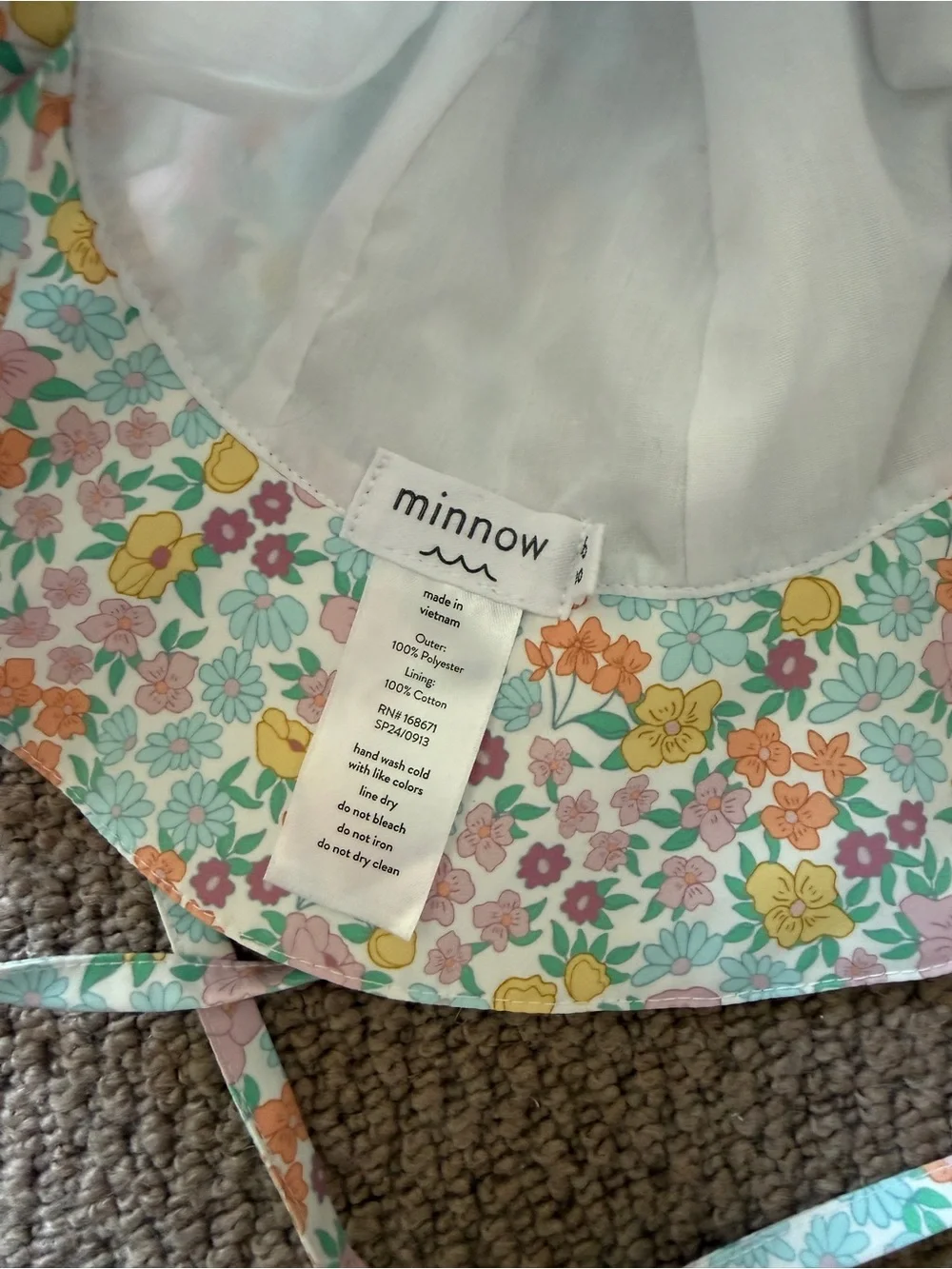 Minnow Swim Baby Floral Sun Hat